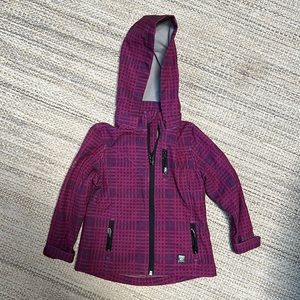 Point Zero quality fleece lined waterproof winter snow jacket plaid